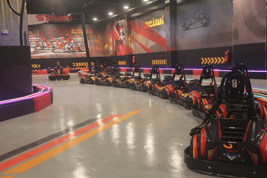 go karting track at saudi