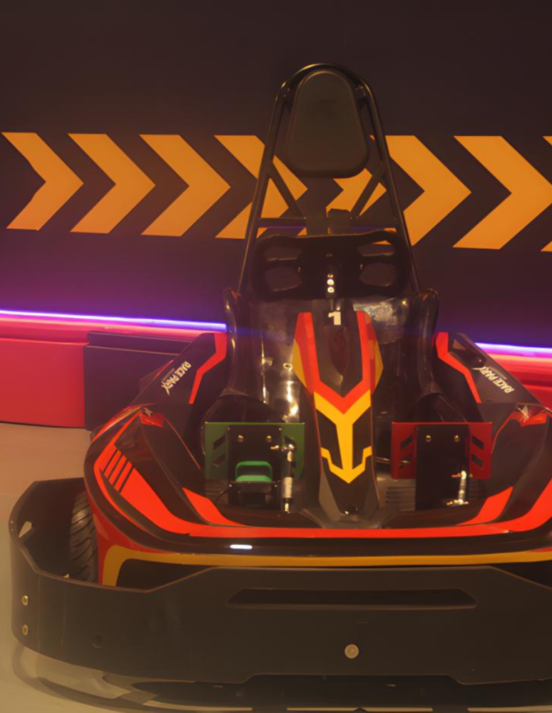 front view of go kart by Raceparx Middle East